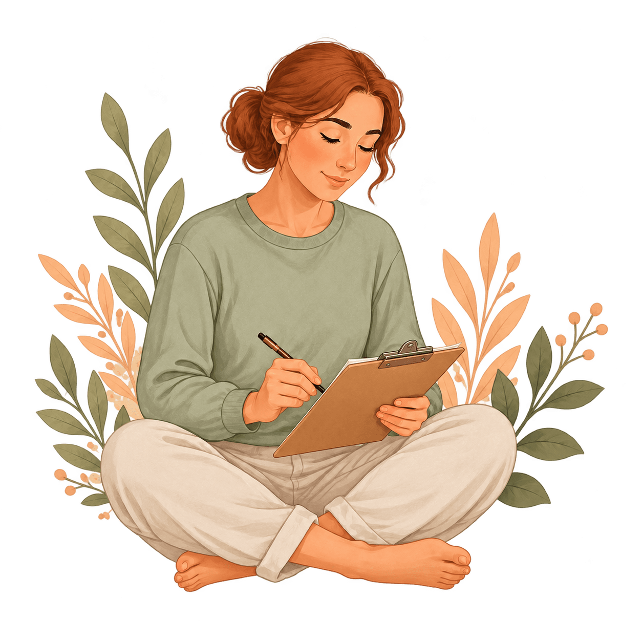 Person reflecting before starting the DBT self-assessment